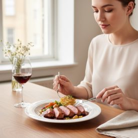 Arcadia lapostányér 22,5 cm, porcelán - 6 db-os csomag