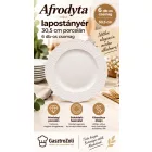 Afrodyta lapostányér 30,5 cm porcelán, 6 db-os csomag