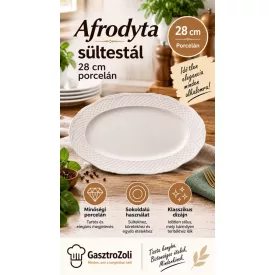 Afrodyta sültestál 28 cm porcelán