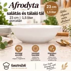 Afrodyta salátás és tálaló tál 23 cm 1,5 liter porcelán