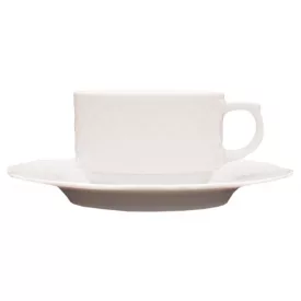 Afrodyta mokkacsésze+alj 100 ml porcelán, 6 db-os csomag
