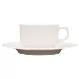 Afrodyta teacsésze+alj 190 ml porcelán, 6 db-os csomag