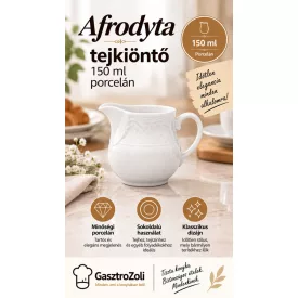 Afrodyta tejkiöntő 150 ml porcelán