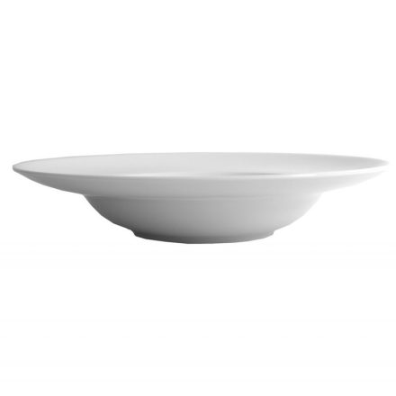Kaszub spagetti tányér 24cm, fehér porcelán, 6 db-os csomag
