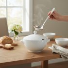 Kaszub levestál fedővle, 3 liter, porcelán