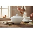 Kaszub levestál fedővle, 3 liter, porcelán