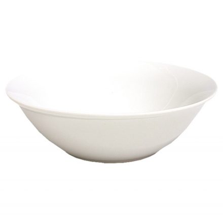 Fehér porcelán gulyástál 20 cm-es átmérővel és 900 ml-es űrtartalommal, magyaros ételekhez