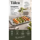 Krómozott szögletes tálca GN 1/1 – 52,8×32,4 cm