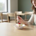 Kompótos tányér 13,8 cm-es, polipropilén