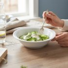 Kompótos tányér 13,8 cm-es, polipropilén