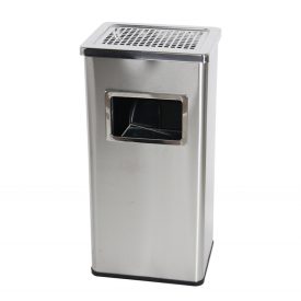 Álló hamuzó 61-30-24 cm, rozsdamentes