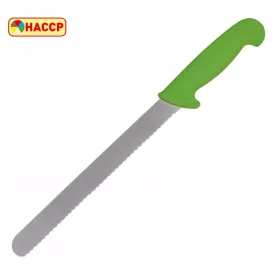 Kenyérvágó kés 20 cm zöld