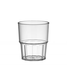   Polikarbonát pohár 180ml egymásba rakható, 6 db-os csomag