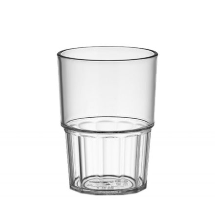 Polikarbonát pohár, 250 ml, sorolható, 6 db-os csomag