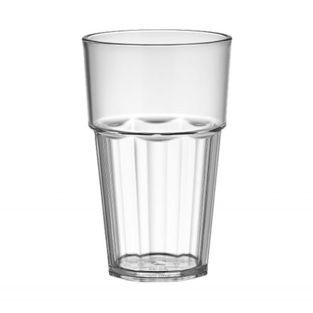 Polikarbonát pohár, 300 ml, átlátszó, Kasablanka