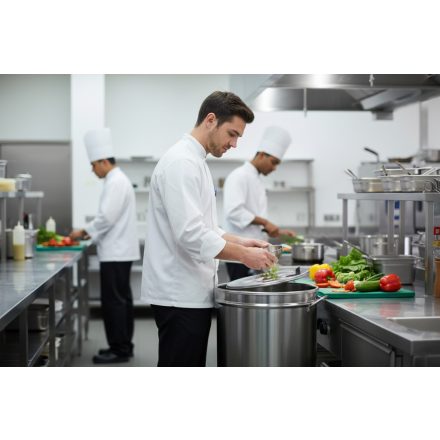 Rozsdamentes hulladék- és moslékgyűjtő 50 literes, átm.380x615mm