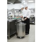 Rozsdamentes hulladék- és moslékgyűjtő 50 literes, átm.380x615mm