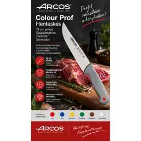   Arcos Colour Pro henteskés 18 cm – NITRUM® penge, csúszásmentes markolat