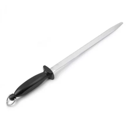 Hentes késélező - Fenőacél 30 cm Ovális Forma, Kiváló Minőség