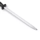 Hentes késélező - Fenőacél 30 cm Ovális Forma, Kiváló Minőség