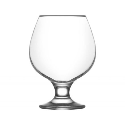 Misket konyakos pohár – 390 ml – elegáns üveg dizájn