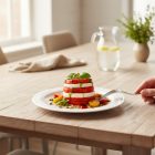 Arcadia lapostányér 27 cm, porcelán