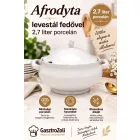 Afrodyta levestál fedővel 2,7 liter porcelán