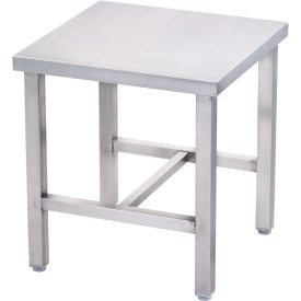 Rozsdamentes acél zsámoly / stokedli 500x500x400 mm – professzionális konyhai fellépő