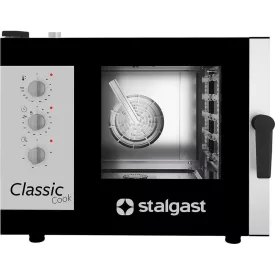   Kombinált gőzölős sütő, STALGAST ClassicCook, manuális, 5xGN1/1, P 7.75 kW
