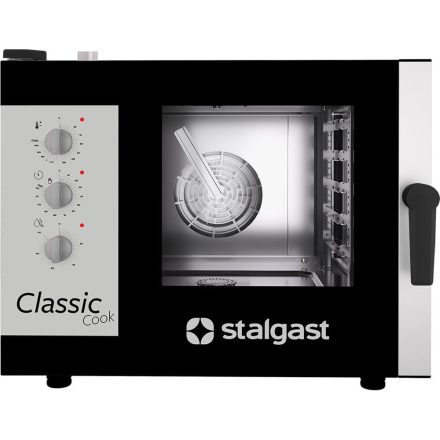 Kombinált gőzölős sütő, STALGAST ClassicCook, manuális, 5xGN1/1, P 7.75 kW