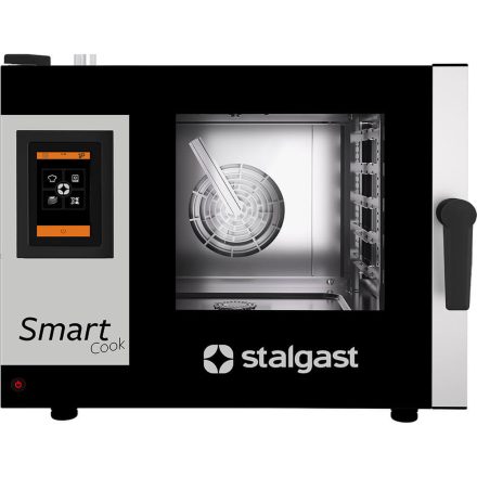 Kombinált gőzölő, STALGAST SmartCook, érintőképernyős, 5xGN1/1, P 7.75 kW