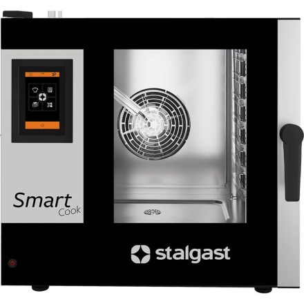 Kombinált gőzölő, STALGAST SmartCook, érintőképernyős, 7xGN1/1, P 10.2 kW