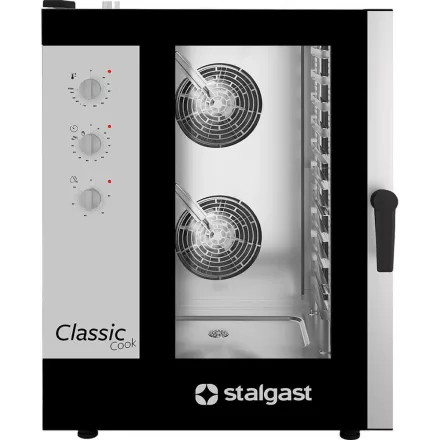 Kombinált gőzölős sütő, STALGAST ClassicCook, manuális, 11xGN1/1, P 18,5 kW