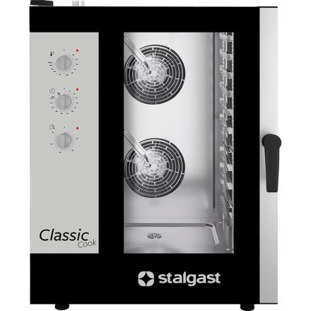 Kombinált gőzölős sütő, STALGAST ClassicCook, manuális, 11xGN1/1, P 18,5 kW