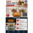Simax 5 részes hőálló Jénai tál szett fedőkkel csomagolása