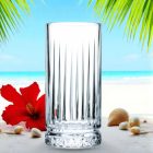 Elysia Espresso Tonic pohár, 280 ml – metszett üveg, 6 db-os prémium szett