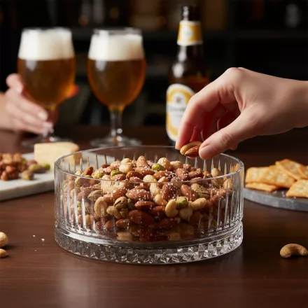 Elysia metszett üveg tálka 230 ml desszertekhez