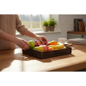 Kosár összecsukható GN 2/3 6,5 cm szürke, polipropilén