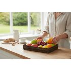 Kosár összecsukható GN 2/3 6,5 cm szürke, polipropilén