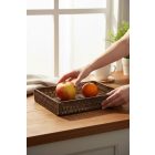 Kosár összecsukható GN 2/3 6,5 cm szürke, polipropilén