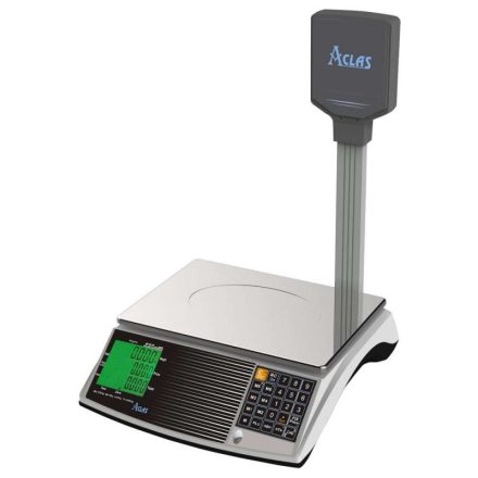 ACLAS tornyos hitelesített digitális mérleg – 15 kg, kétoldali LCD kijelzővel