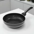 Bio Stone Jumbo magas serpenyő 28 cm – prémium kőhatású tapadásmentes bevonattal, masszív kialakítással és elegáns dizájnnal, egészséges főzéshez