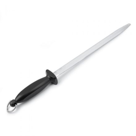 Hentes késélező - Fenőacél 30 cm Ovális Forma, Kiváló Minőség