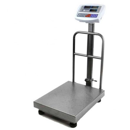 Demandy TCS 300 kg ipari raktári mérleg, 50x40 cm mérőfelülettel, kijelzőtoronnyal, összecsukható kivitelben