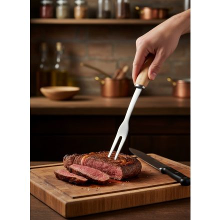 Húsvilla, 3,5-32 cm, bükkfa nyél, de Buyer