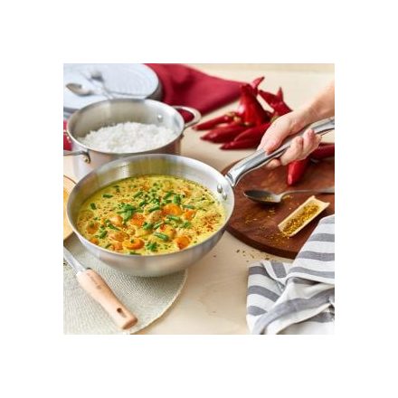 Szószos nyeles lábas, 1,1 l, 16 cm, Alchimy, de Buyer, rozsdamentes