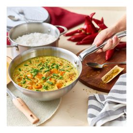   Alchimy indukciós szószos nyeles lábas, 2,9 literes 24 cm, de Buyer, rozsdamentes