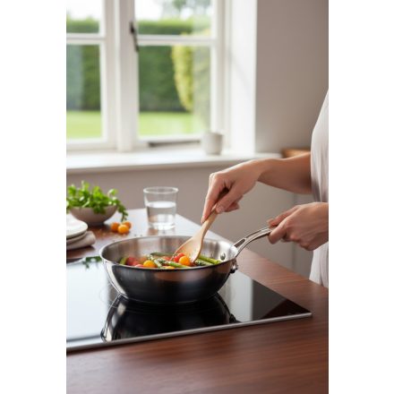 Szószos nyeles lábas, 3 l, 24 cm, Affinity, de Buyer, rozsdamentes