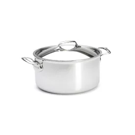 Alacsony lábas fedővel, 8 liter, 28 cm, Affinity, de Buyer, rozsdamentes