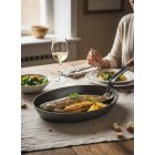 Carbone Plus ovális halsütő Vasserpenyő, 40x28 cm, de Buyer - PFAS-mentes